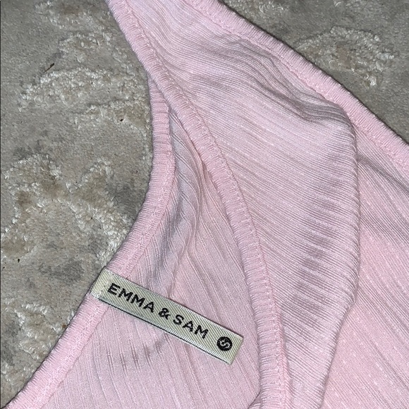 Light pink one shoulder crop top - Picture 3 of 3